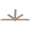 Ekena Millwork Kennewick Smooth Timber Gable Bracket, Douglas Fir, 84"W x 42"H x 1 1/2"D x 5 1/2"F, 12/12 Pitch GBW084X42X0206KEN00SDF - alternate 3